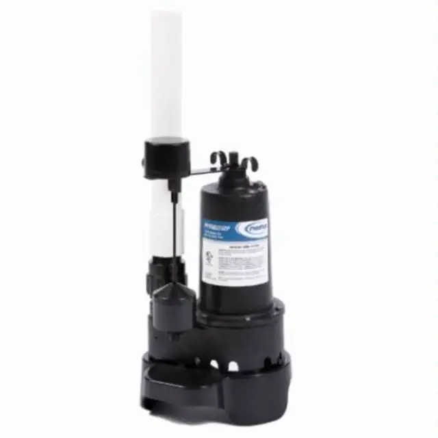 PROFLO PFTG92352P 1/3 Hp Cast Iron Submersible Sump Pump With Pvc Discharge