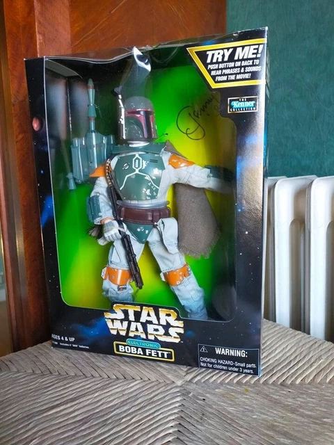 Star Wars Signé Jeremy Bulloch, Action Collection électronique Boba Fett 1998 TB
