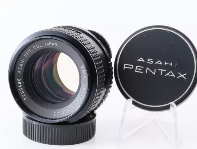 Asahi PENTAX Smc Takumar 55mm F/1.8 M42 Halterung Linse Nahe Mint Von JP #7250