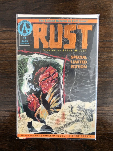 RUST #1 - NM+, Adventure Comics - Limited FOIL Edition- 1st SPAWN - White Pages
