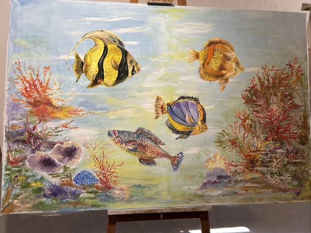Quadro Con Fondale Marino