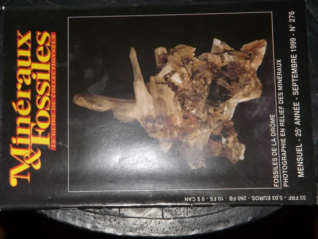 23$$ Revue Mineraux & Fossiles n°276 Fossiles Pliocene ravin Coriançon Nyons