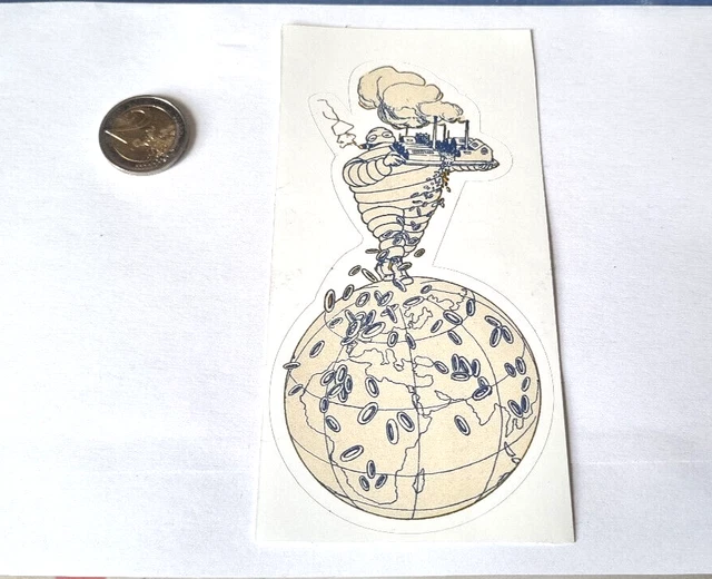 Autocollant Michelin Bibendum 19 – Adhésif Pneu 10,5x3,5 Cm, Déco Voiture Ou Atelier