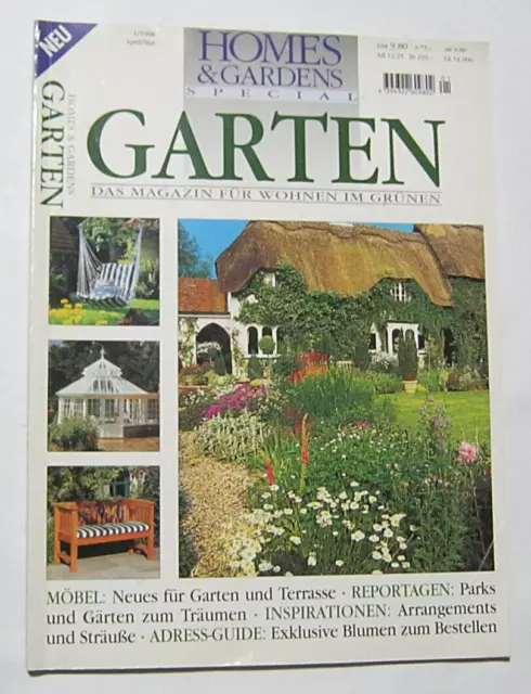 Homes&Gardens Spezial Garten - Magazin für Wohnen im Grünen - 1/1998
