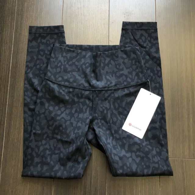 Lululemon Wunder Under High-rise Crop 21 *full-on Luxtreme In Formation  Camo Deep Coal Multi