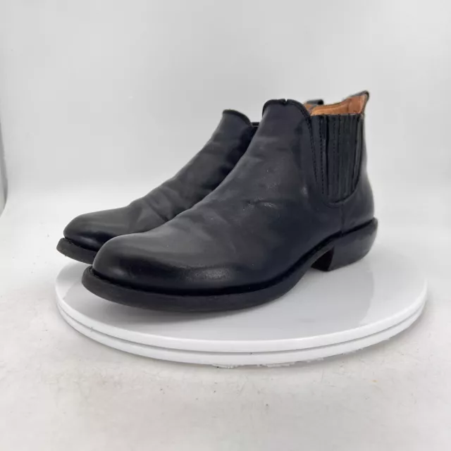 Fiorentini Baker Women Size EU 37.5 US 7.5 Black Leather Chelsea Ankle Boot