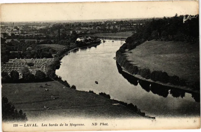 CPA Laval-Les bords de la Mayenne (186820)