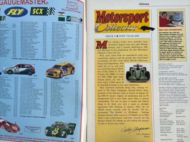 Motorsport Collector Magazine.No9 2000. Le Mans Jaguar-Vintage Scalextric cars 3