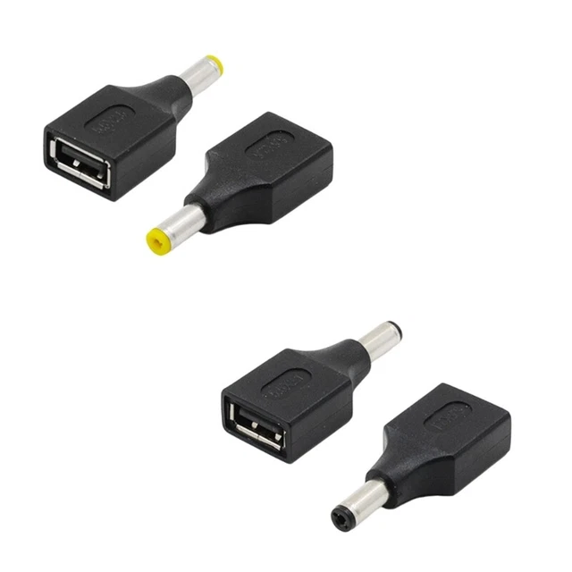 Usb Power Connecter USB FEMALE TO Male Connector USB A to Power Plug Charging Conversion ...