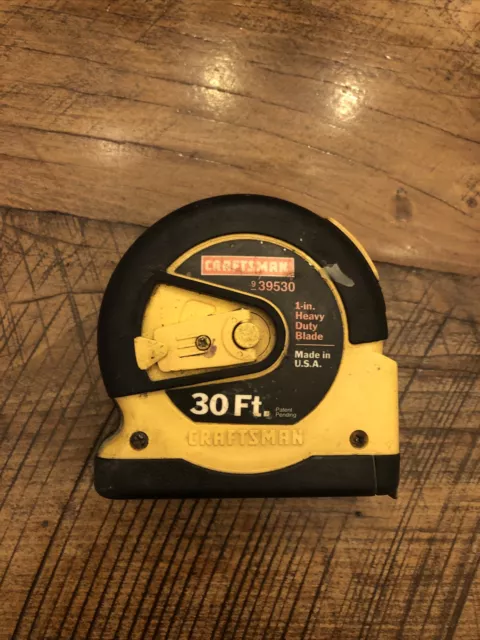 Craftsman 30 Ft. 1” Heavy Duty Locking Tape Measure 39530 MADE IN