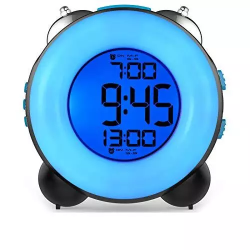 Banne Bon Loud Alarm Clock for Heavy Sleepers with Optional Alarm Dual Alarm