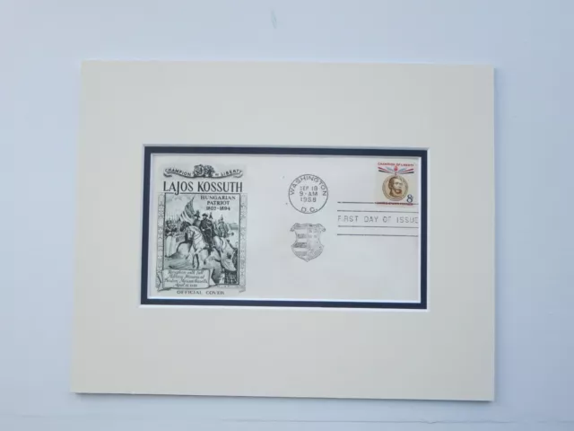 The Hungarian Revolution of 1848 & Lajos Kossuth & First Day Cover of his stamp