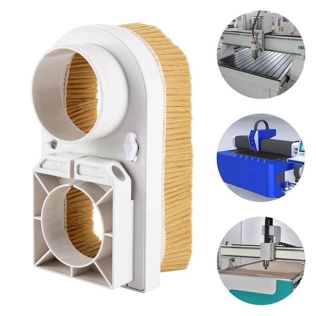 DIAMETER SPINDLE DUST Shoe Cover Cleaner 80mm CNC Router Dust Collector ...