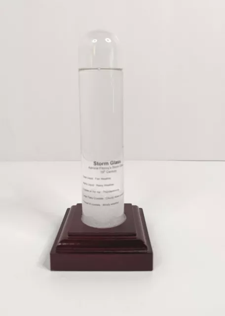 Admiral Fitzroy's Storm Glass Weather Predictor Barometer 7" Tall