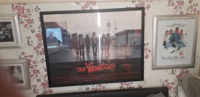the warriors original uk quad cinema poster