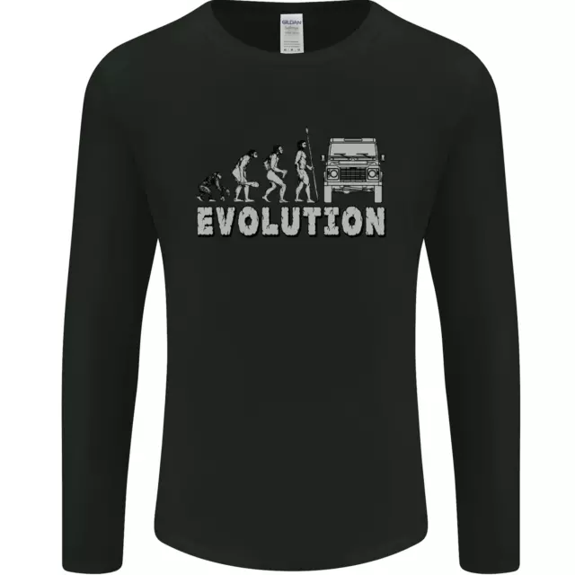 4X4 Evolution Off Road Roading Divertente Uomo Manica Lunga T-Shirt
