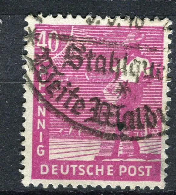 GERMANY; ALLIED OCC. ZONES 1947-48 pictorial issue fine used 40pf. value