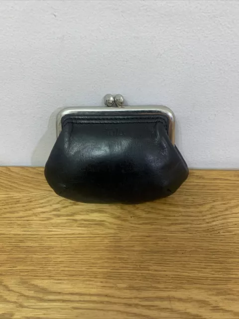 TULA BY RADLEY Black Leather Purse Wallet Coin Slip pocket 8