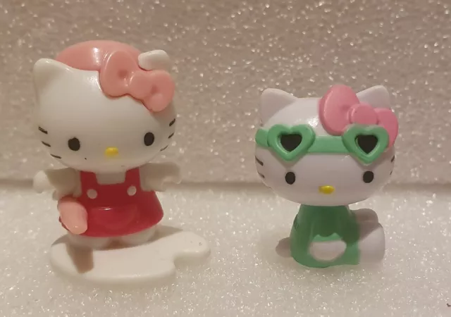 2 Hello Kitty Mcdonalds Happy Meal Toy Minifigures (Christmas Stocking Filler?)