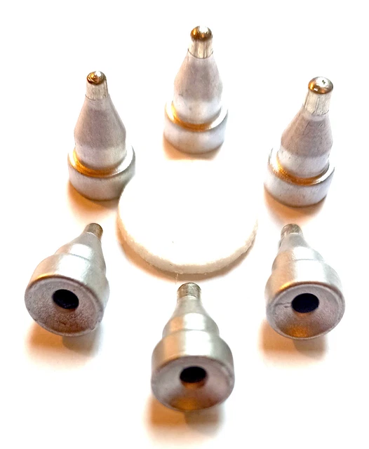 Goobay Lötspitzen Set 4er – Für Lötstation AP2, 70 Mm, 4,8 Mm Schaft, Inkl. Meißel, Bleistiftförmig & Abgeschrägt, Korrosionsbeständig