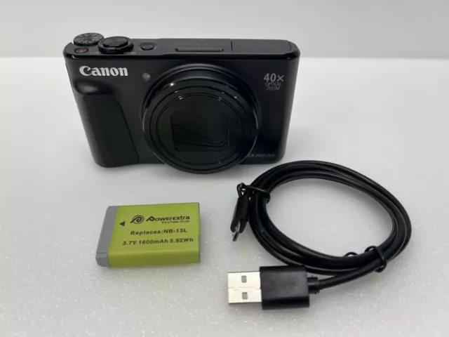 Canon - PowerShot SX740 HS 20.3-Megapixel Digital Camera - Black