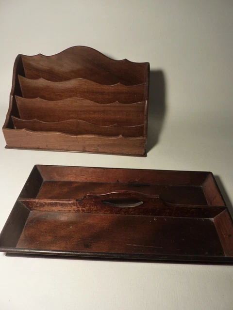 PORTE COURRIER ANCIEN, ACAJOU ou NOYER EUR 18,00