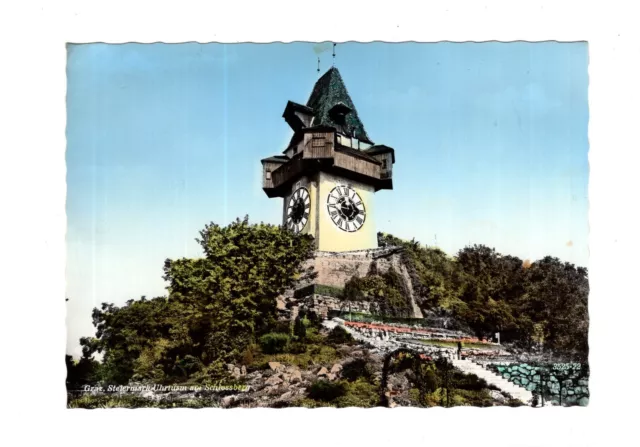 AK Ansichtskarte Graz / Steiermark / Uhrturm am Schlossberg / Österreich