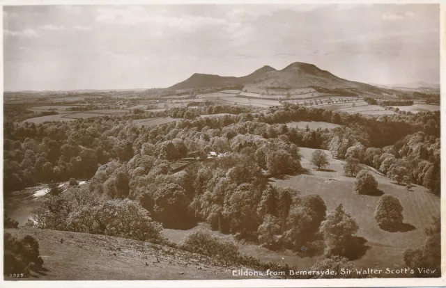 PC67743 Eildons from Bemersyde. Sir Walter Scotts View. A. R. Edwards