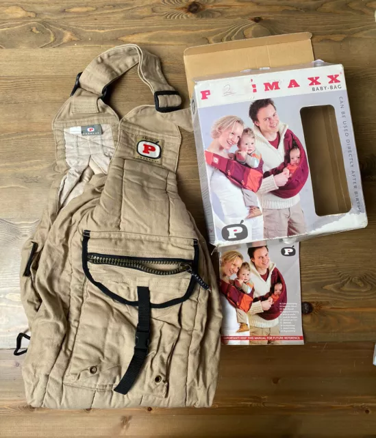 Premax Baby Carrying Bag - boxed & unused, in khaki