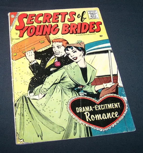 Secrets of Young Brides #7 1958 silver age Charlton Romance