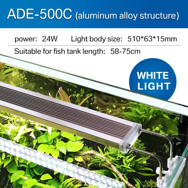 UK Full Spectrum Aquarium Fish Tank Plant LED Light Strip Light Bar Lamp Lights
