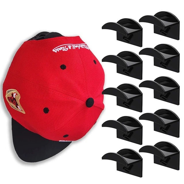 Baseball Cap Hat Hook Wall Mounted Hat Rack Hanger 1-30X Adhesive Hat Rack