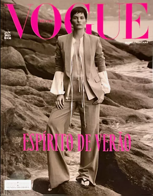 VOGUE Brazil Brasil Magazine January 2023 ISABELI FONTANA MarianaPardinho NEW