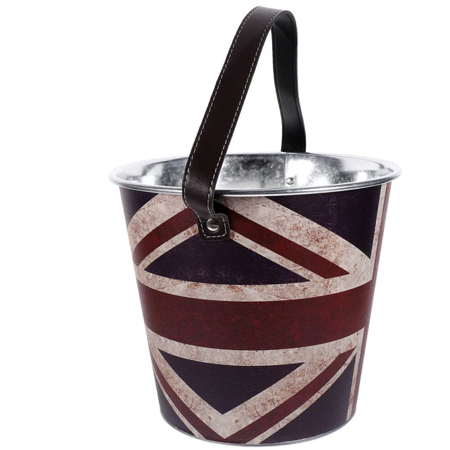 Ice Cube Bucket Vintage Bar Beer Wine Bucket Barrel Party Ice Cube Storage