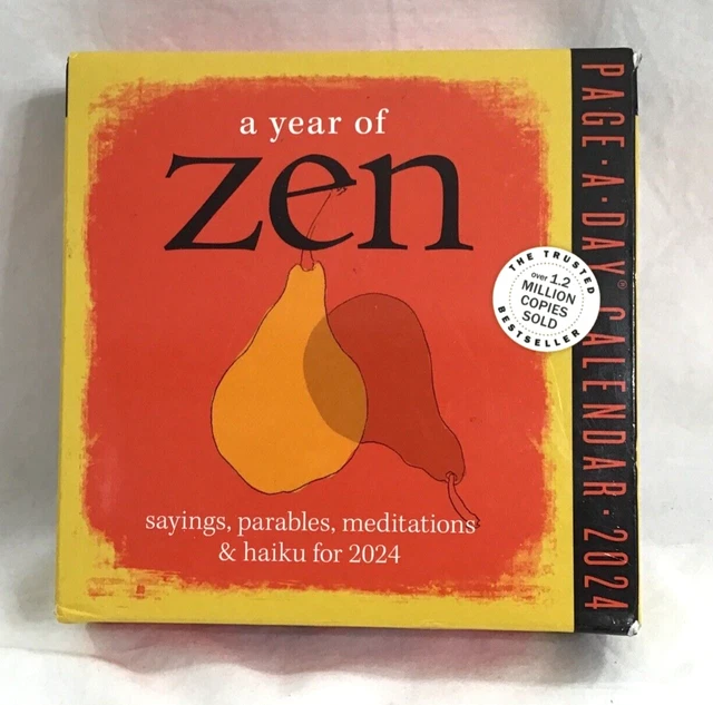 YEAR OF ZEN PageADay Calendar 2024 Sayings, Parables, Meditations