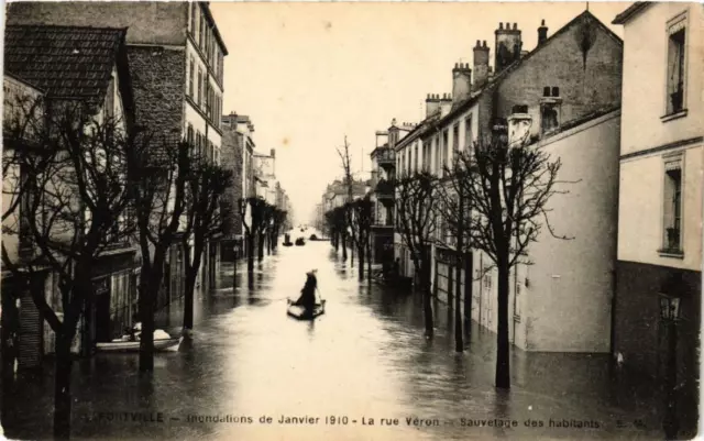 CPA ALFORTVILLE La rue Veron INONDATION 1910 (600293)