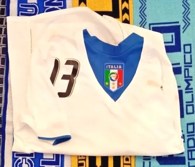 maglia shirt trikot FIFA ITALIA 2006 Nazionale Puma Nesta Milan Lazio ultras