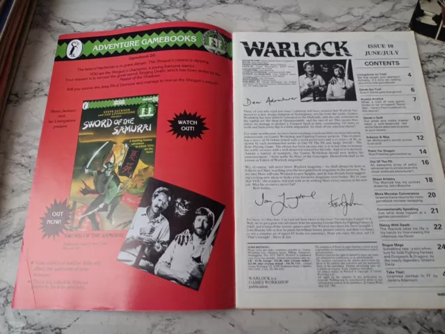 Warlock - The Fighting Fantasy Magazine - Issue 10 (Ref F1) 3