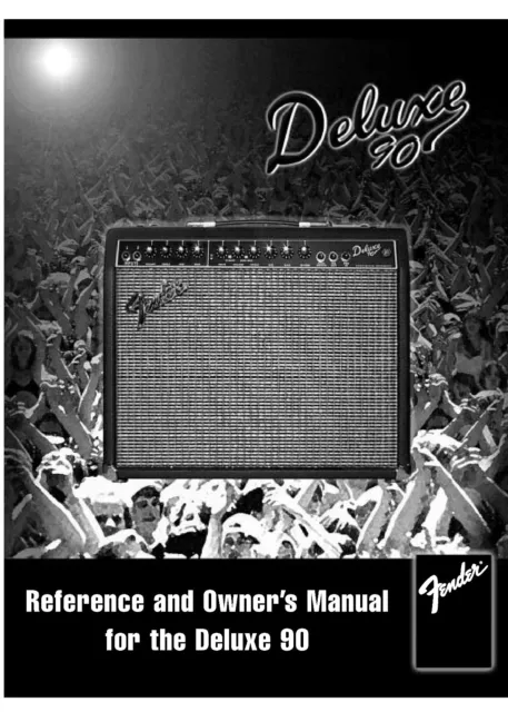 Bedienungsanleitung-Operating Instructions Guitar Amplifier Fender Deluxe 90