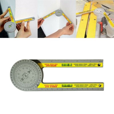 Accurate Mitre sagome Giuntura ad angolo di misurazione strumento di misura CARPENTERIA Gauge regolabile 