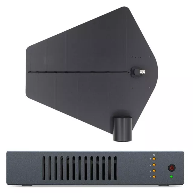 IEM Antenna Combiner for Sennheiser EW IEM G4 TWIN In-Ear Monitor System Black