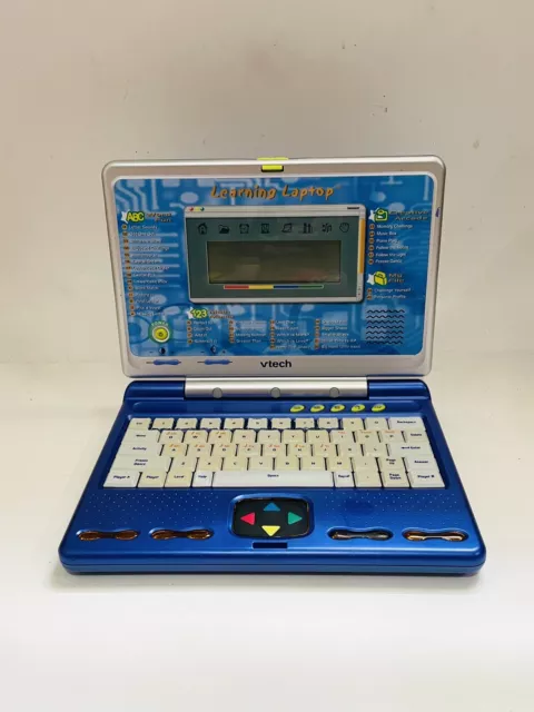 VTECH LEARNING LAPTOP with mouse green word fun math mania