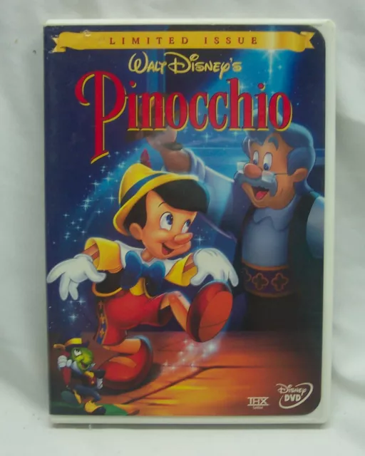 Walt Disney PINOCCHIO Limited Issue DVD Movie