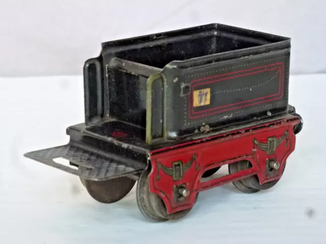 Märklin Tender Spur 0   mit Ösenkupplung - Länge 11 cm - 1920er Jahre