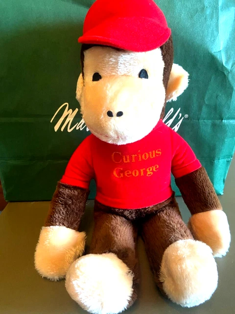 Vintage 70s Knickerbocker 20" Curious George Plush Stuffed Monkey RARE