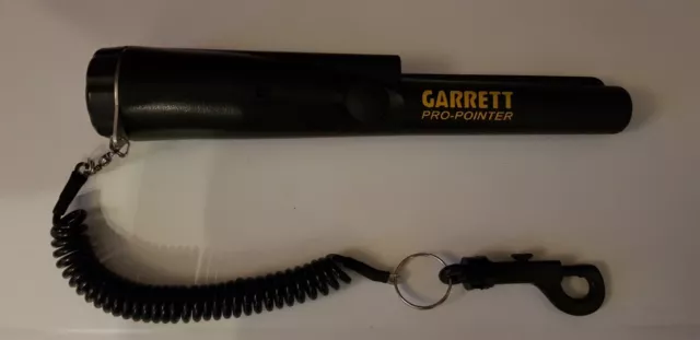 Genuine Garrett PRO-POINTER Black Pin Pointer Metal Detector Probe With Lead