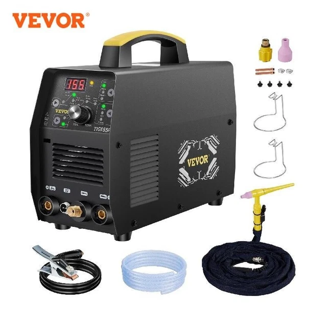 VEVOR 155A 3 in 1 TIG Welder AC110V 3 in 1 Multifunctional HF TIG ARC Clean IGBT