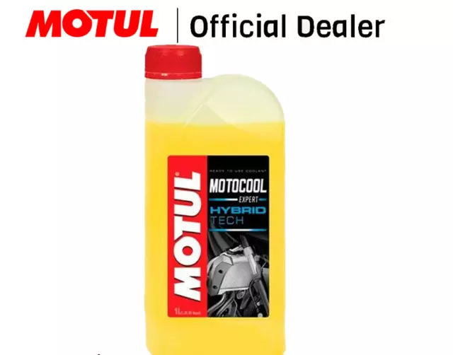 MOTUL MOTOCOOL EXPERT Liquido Refrigerante Radiatore MOTO Giallo Pronto Uso 1 Lt