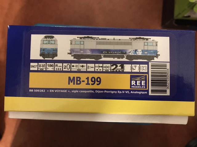 Locomotive électrique REE MODELES BB9200 CAPITOLE - MB-082 - Échelle HO - NEUVE