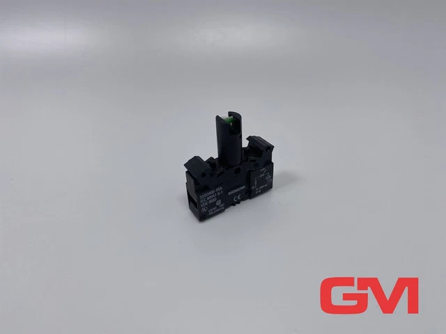 Siemens Montatura Lampada 3SB3400-1RA Lampadina Holder Giallo 230V Integrato LED